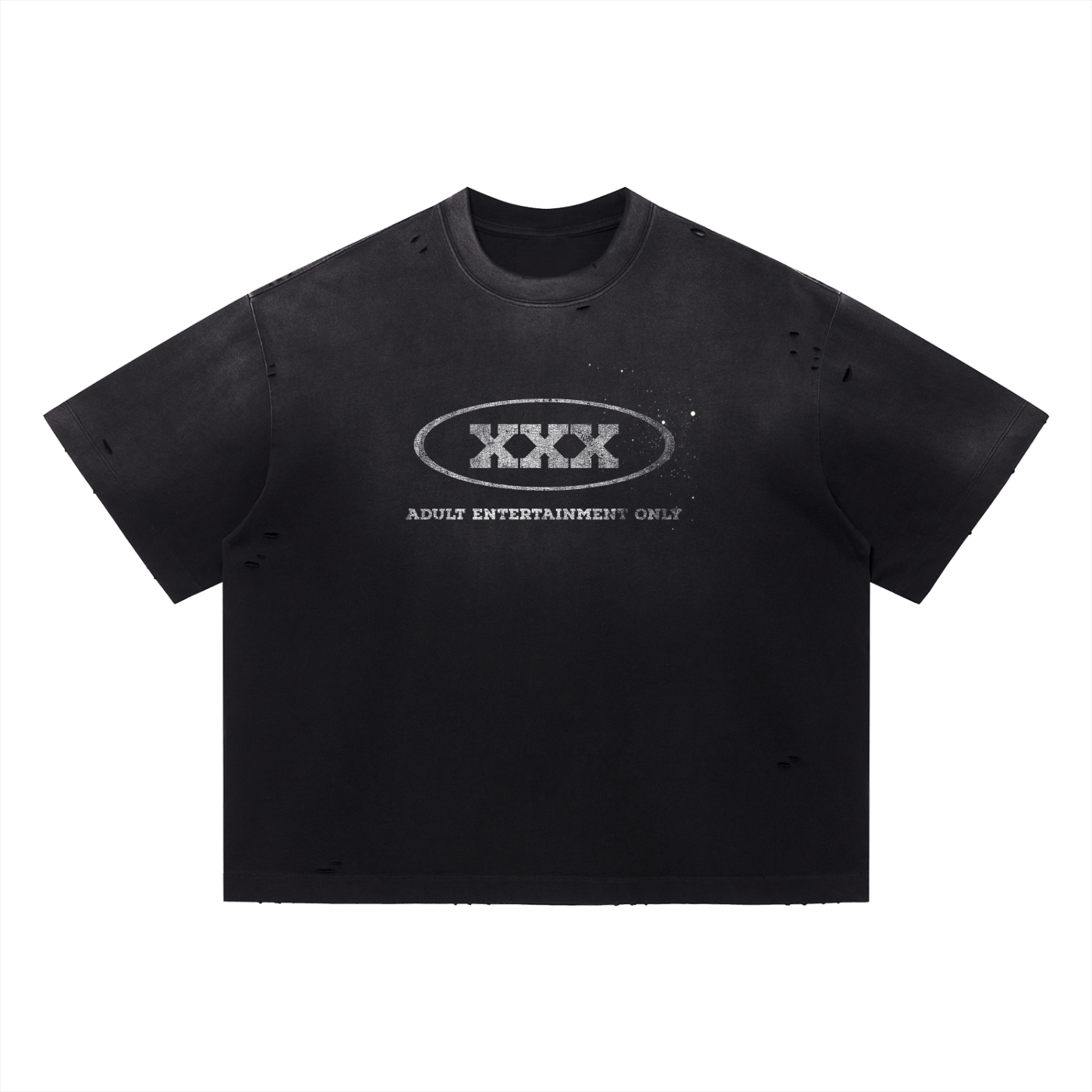 XXX - Vintage Washed Distressed Boxy Oversized T-Shirt