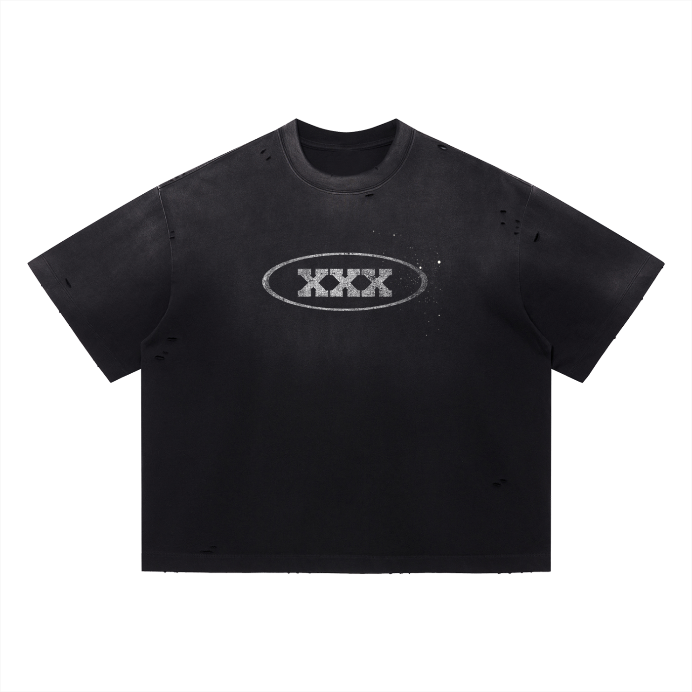 XXX - Vintage Washed Distressed Boxy Oversized T-Shirt