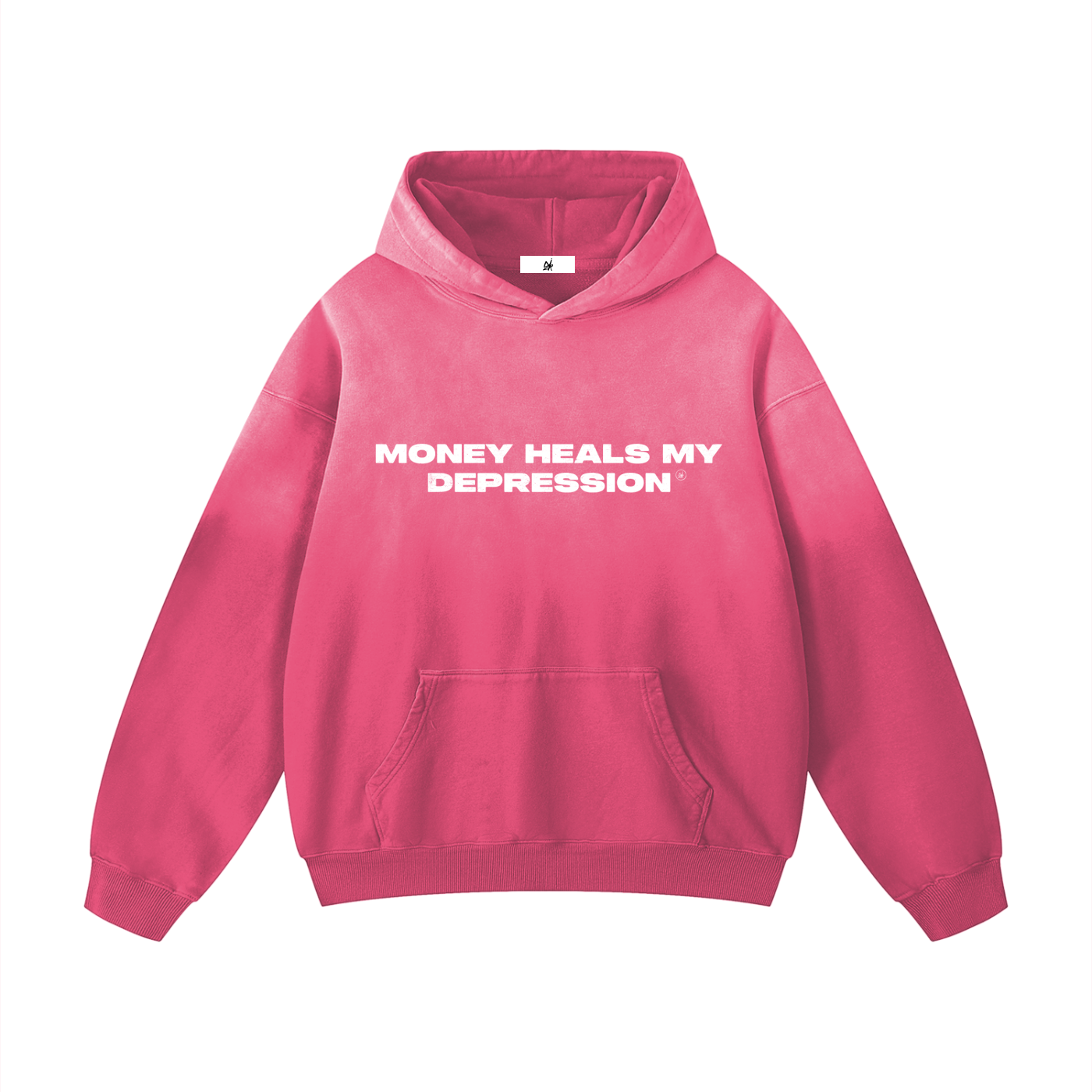 M.H.M.D (Faded Pink) Hoodie