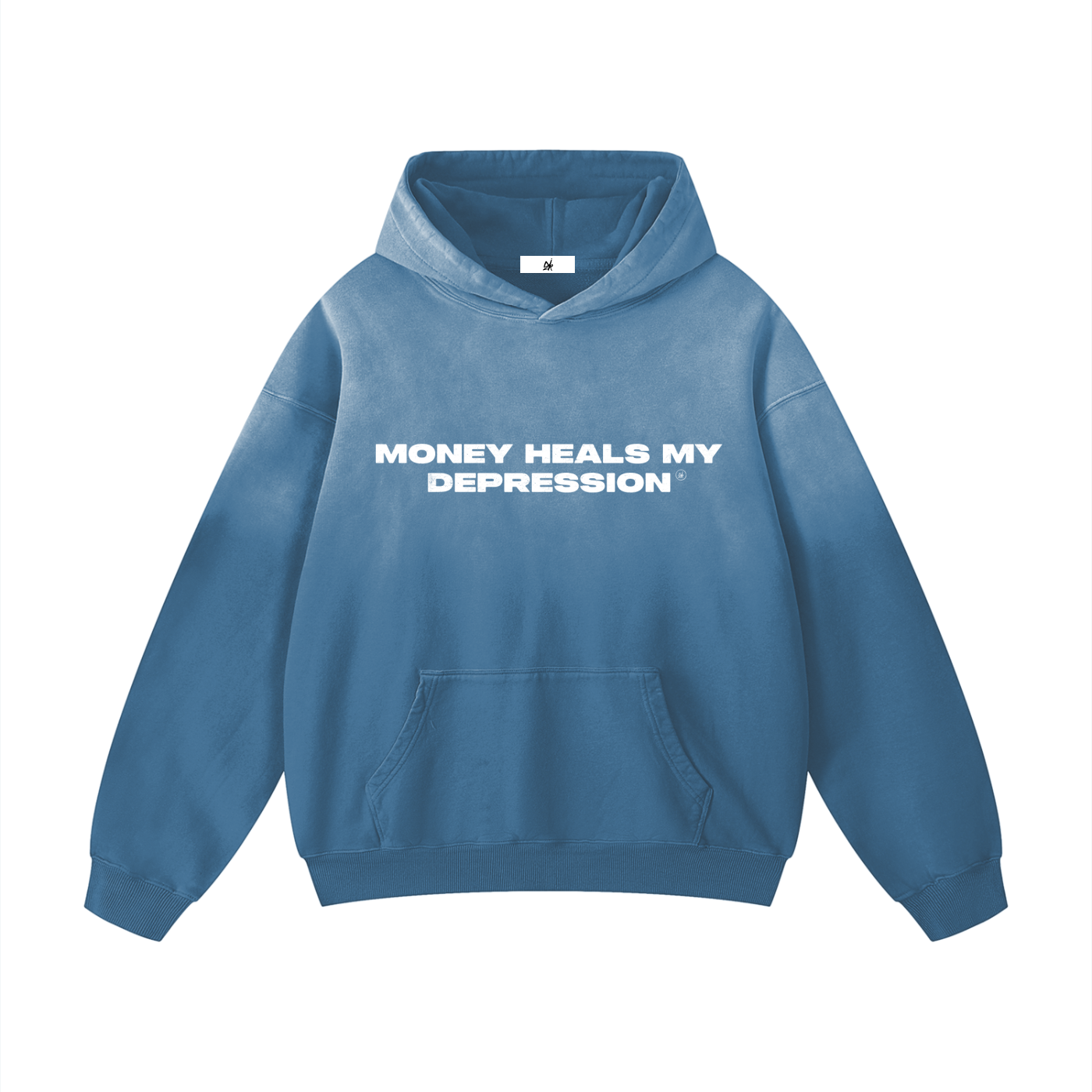 M.H.M.D (Washed Denim Blue) Hoodie