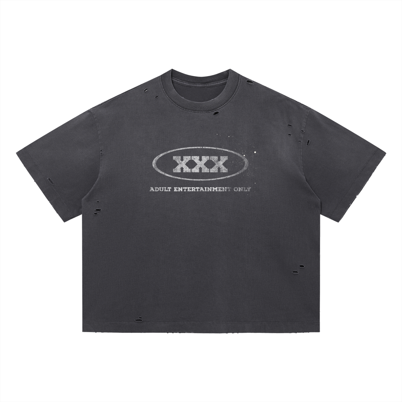 XXX - Vintage Washed Distressed Boxy Oversized T-Shirt