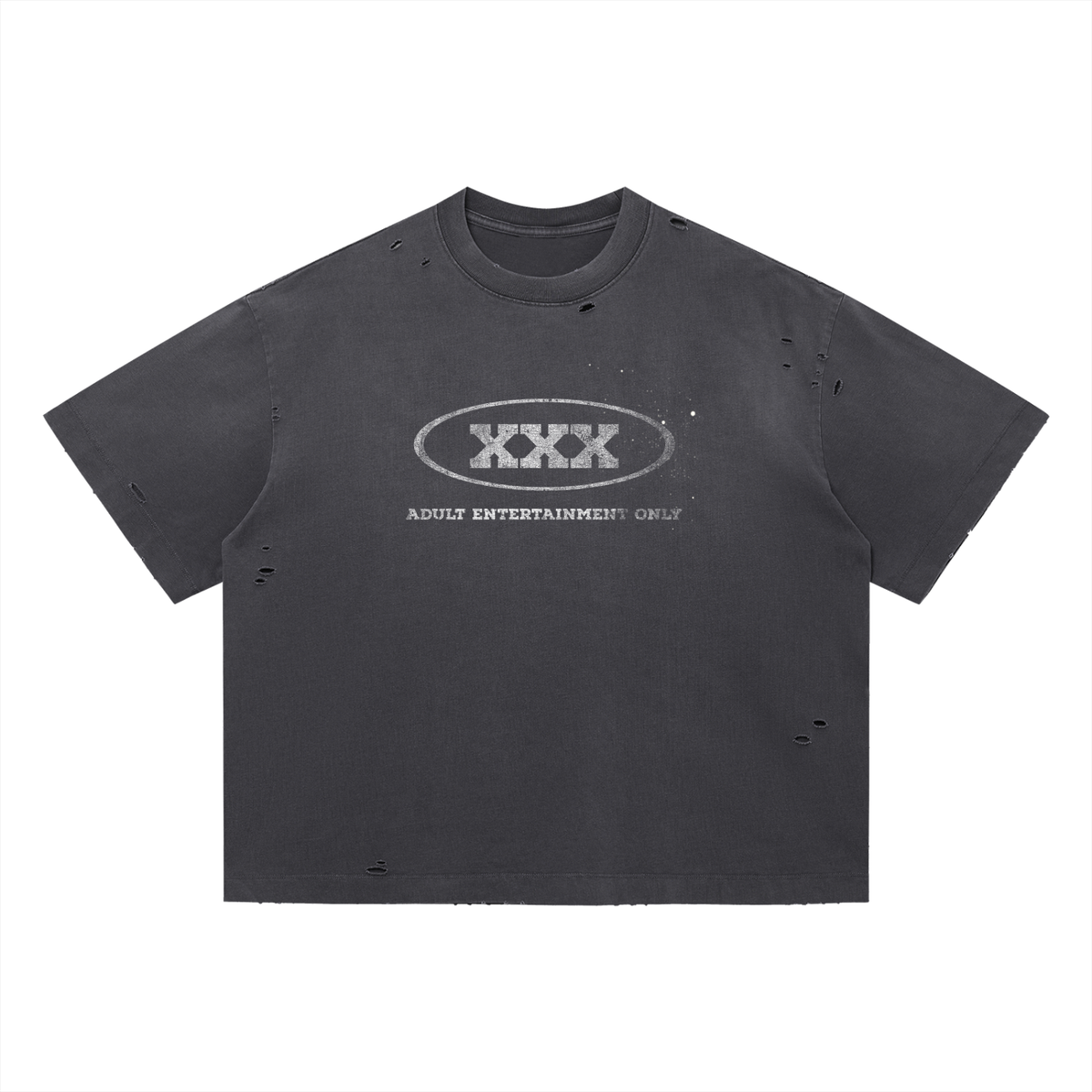 XXX - Vintage Washed Distressed Boxy Oversized T-Shirt