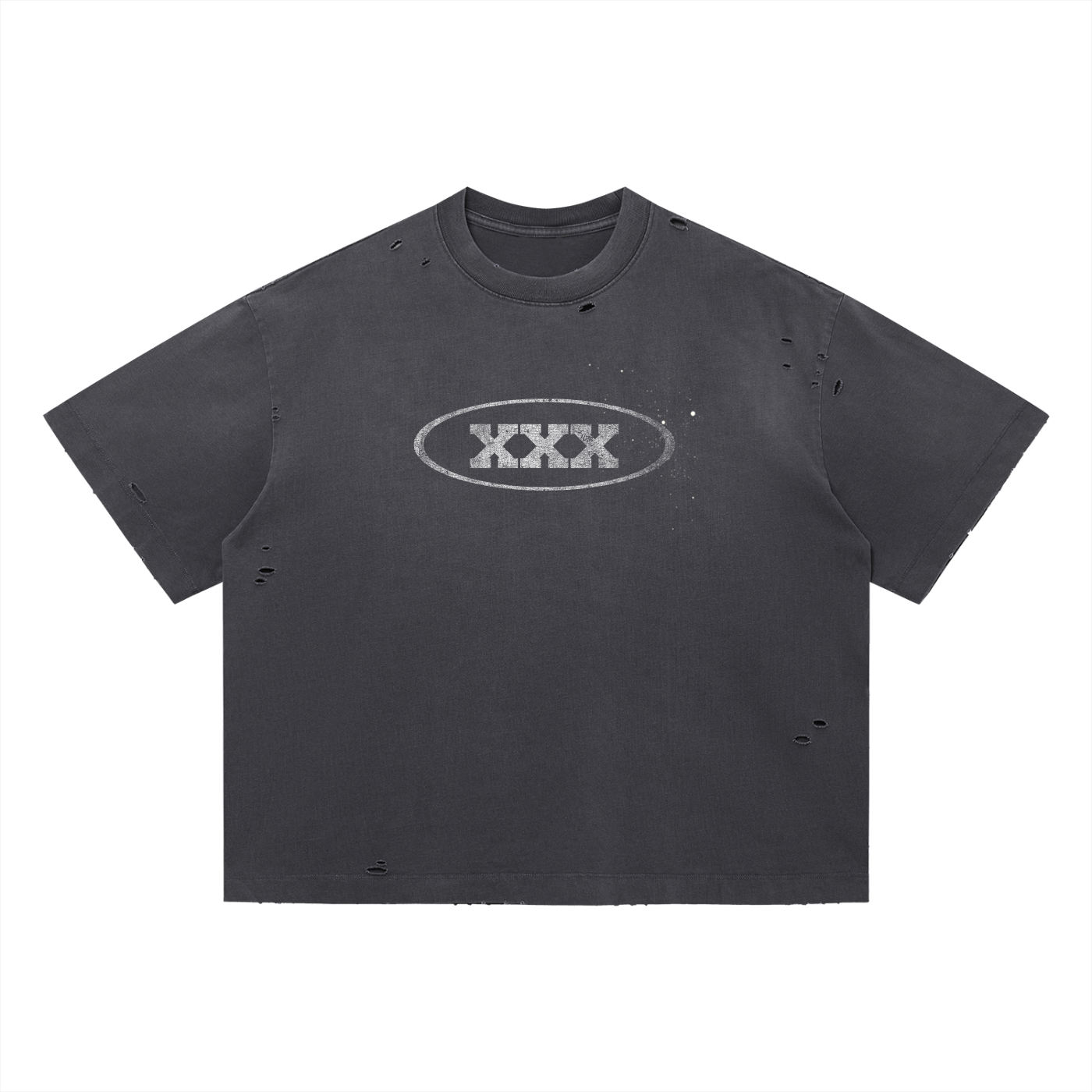 XXX - Vintage Washed Distressed Boxy Oversized T-Shirt