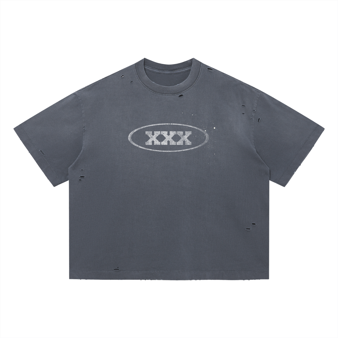 XXX - Vintage Washed Distressed Boxy Oversized T-Shirt