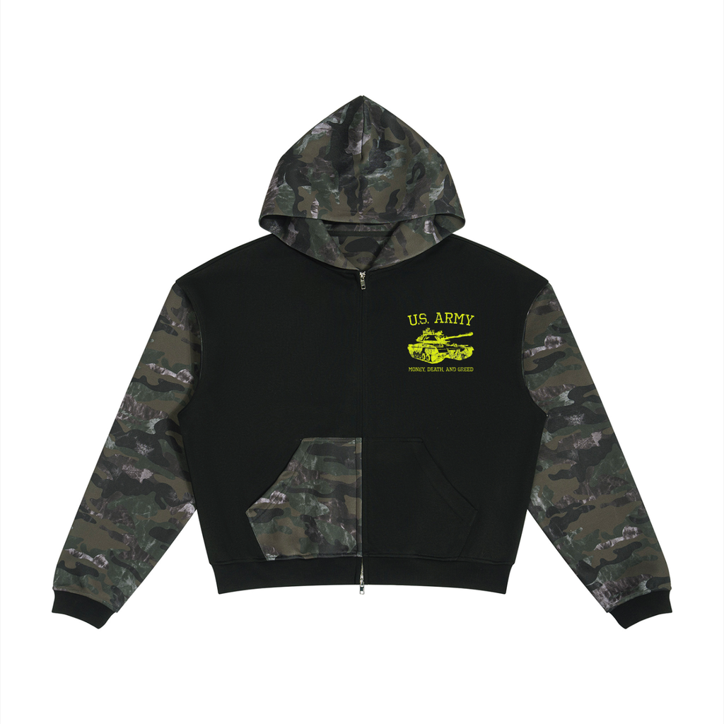Army Definition - Camo Full Zip  Hoodie